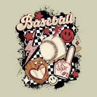Checkered Retro Baseball Heavy Core Tee | Teevron