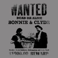 Wanted Bonnie And Clyde, Distressed Vintage Tee | Teevron