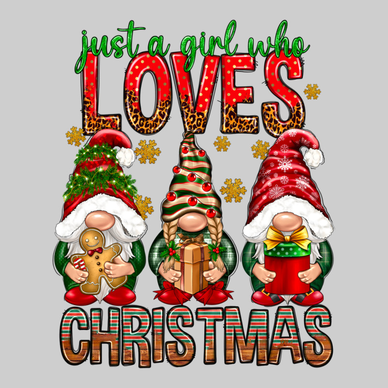Just A Girl Who Loves Christmas Premium Tee by NancyCooperArtShop | Teevron