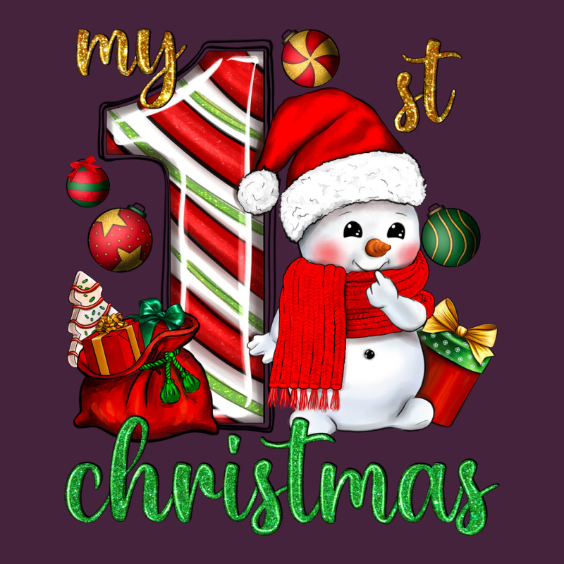 My 1st. Christmas With Cute Snowman Premium Tee by NancyCooperArtShop | Teevron