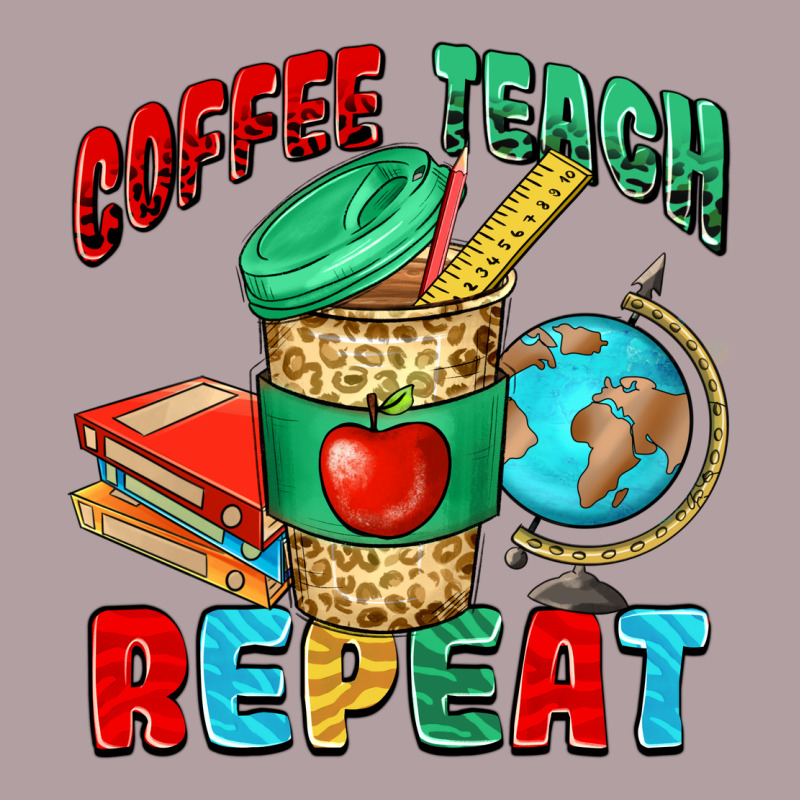 Coffee Teach Repeat Vintage Hoodie by NancyCooperArtShop | Teevron