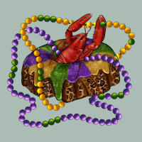 Mardi Gras Craw Fish King Cake With Leopard Classic Tee | Teevron