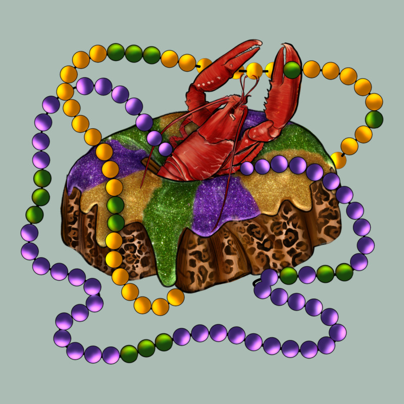 Mardi Gras Craw Fish King Cake With Leopard Classic Tee by RanaPortraitStore | Teevron