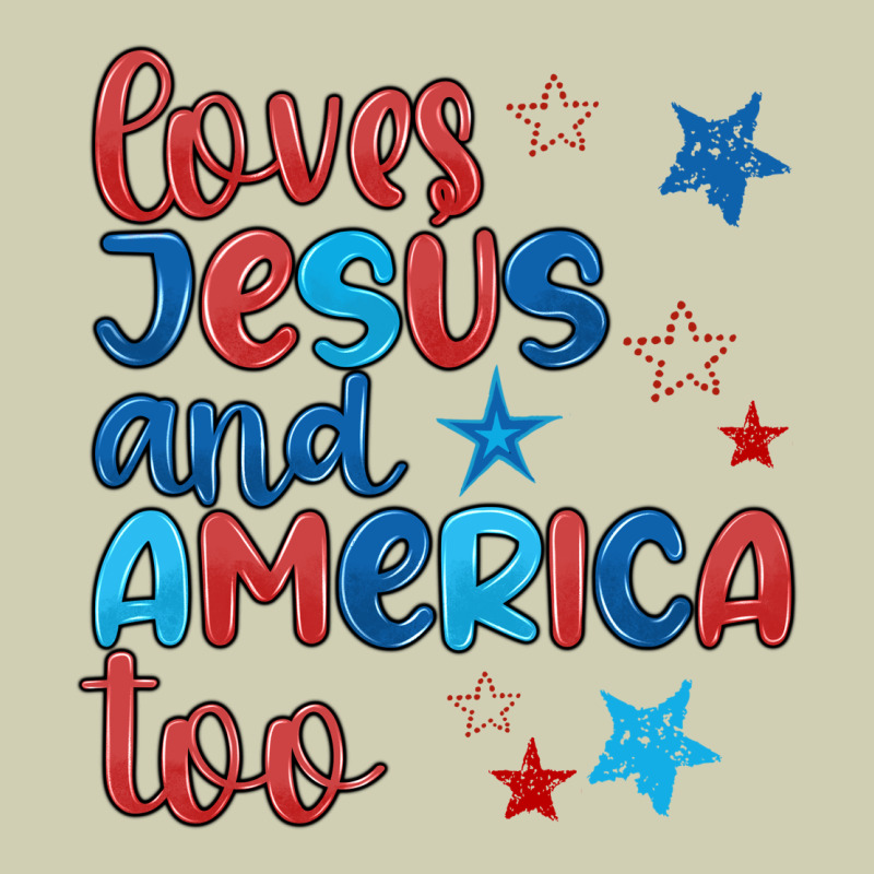 Love Jesus And America Too Heavy Core Tee by JahusDesignShop | Teevron