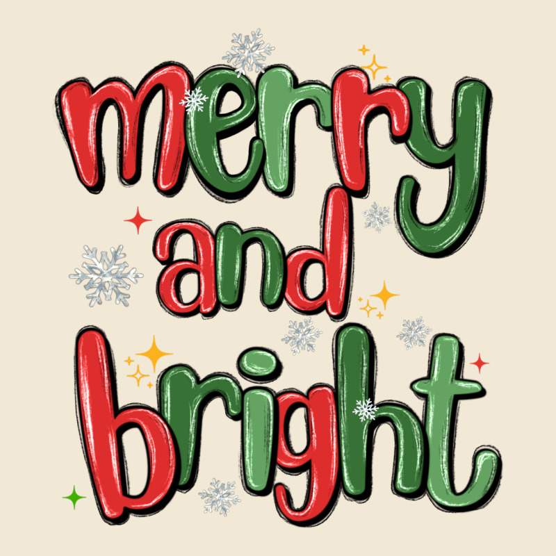 Merry And Bright Premium Tee by MaliasSmallBusiness | Teevron