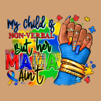 My Child Is Non Verbal But Her Mama Aint Afro Hand Rana Vintage Tee | Teevron