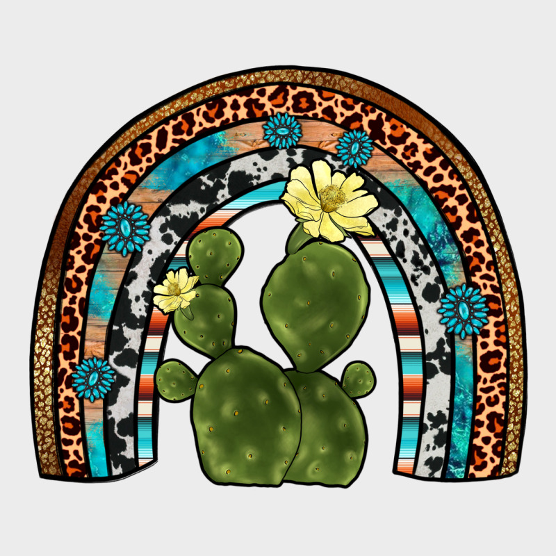 Cactus Gemstone Rainbow Urban Hoodie by Artiststas | Teevron