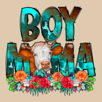 Boy Mama Flowers Cow Heavyweight Sweatshirt | Teevron