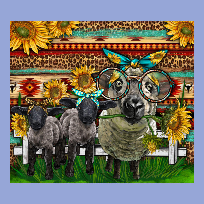 Western Cute Hampshire Sheep Family Classic Tee by LillyAllenDesigns | Teevron