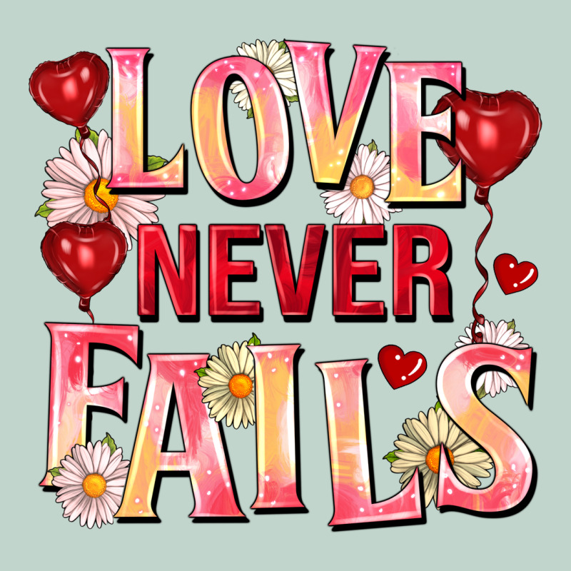 Love Never Fails Zipper Hoodie by FaDigitalArtStudio | Teevron
