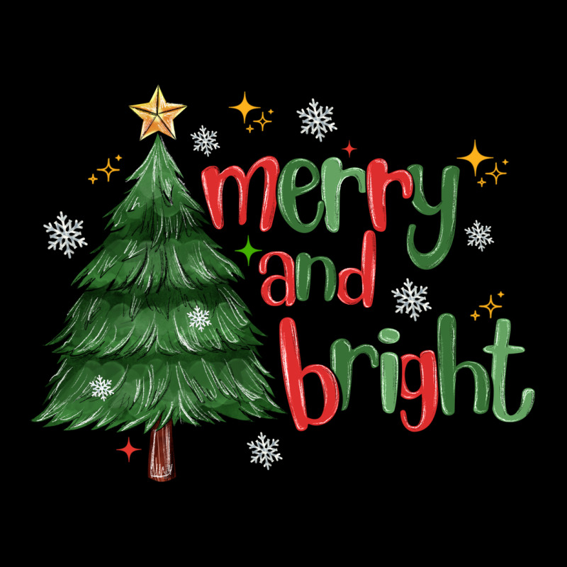 Merry And Bright Premium Tee by MaliasSmallBusiness | Teevron