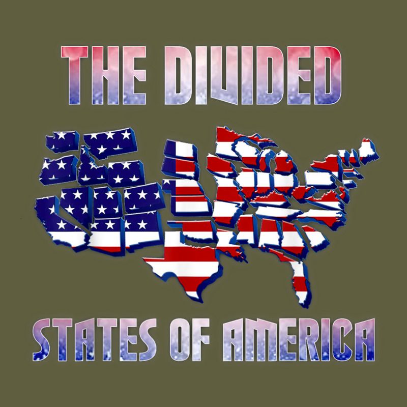 The Divided States Of America Political Humor Usa Map T Shirt Vintage Tee by lanVoArt | Teevron