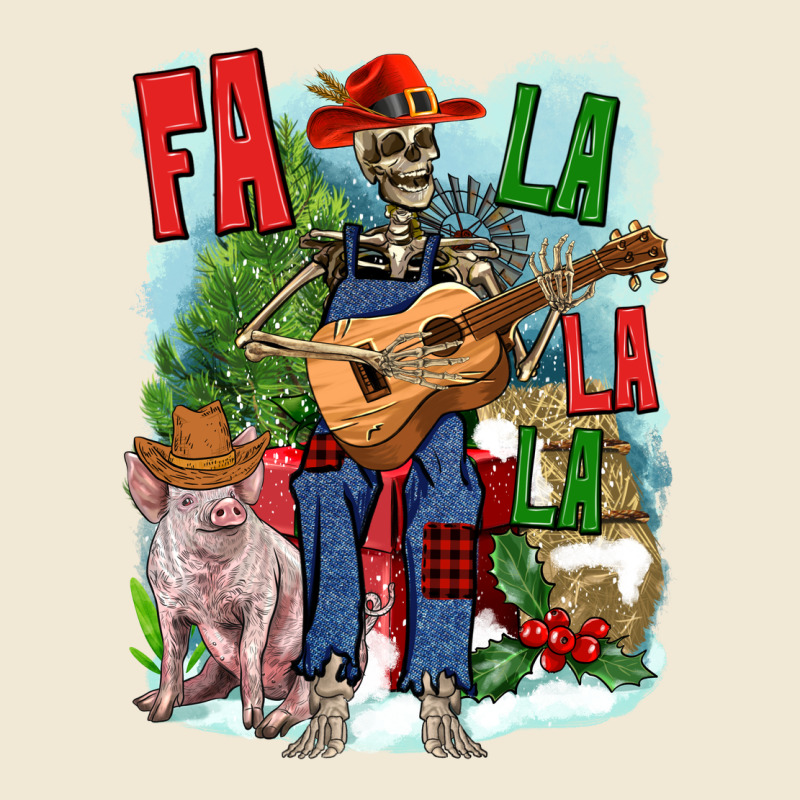 Fa La La La Skeleton Farm Premium Tee by NancyCooperArtShop | Teevron