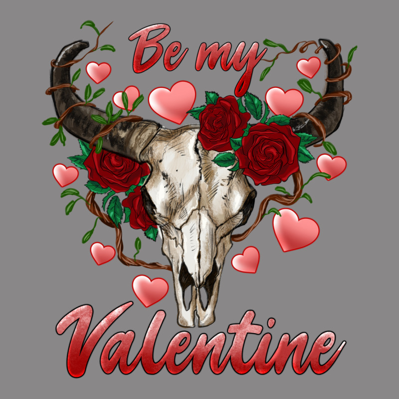 Be My Valentine Bull Skull Vintage Tee by RanaPortraitStore | Teevron