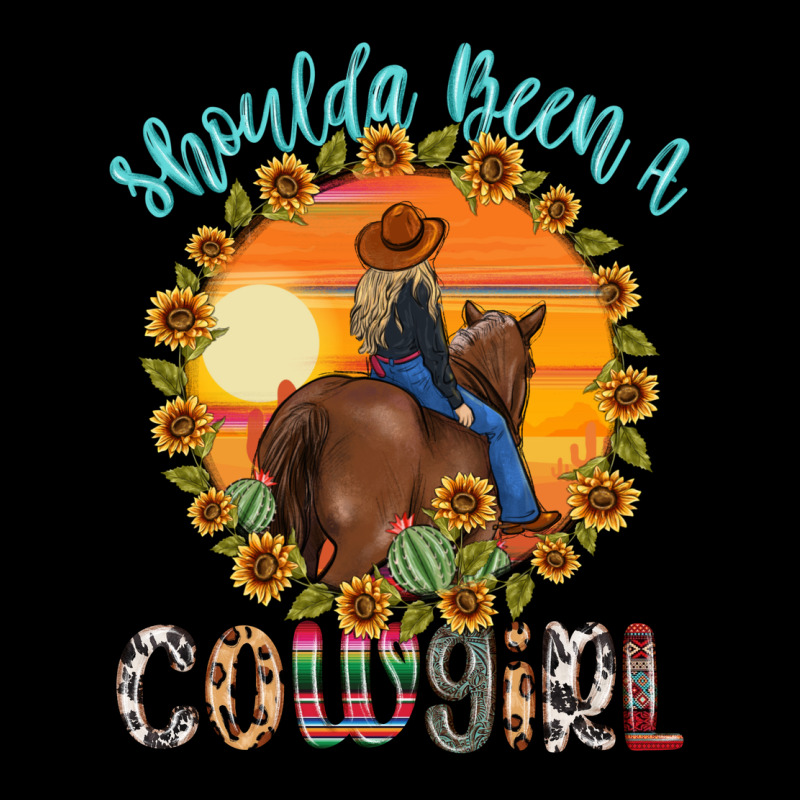 Shoulda Been A Cowgirl Heavy Core Tee by MaliasSmallBusiness | Teevron