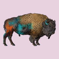 Leopard Bison Ladies Tee | Teevron