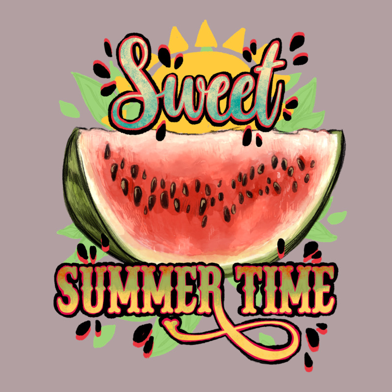 Sweet Summer Time Watermelon Vintage Hoodie by NancyCooperArtShop | Teevron