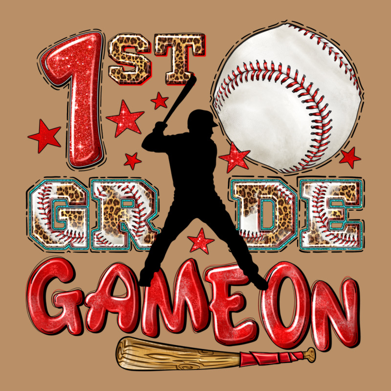 Back To School 1st Baseball Game On Vintage Hoodie by NancyCooperArtShop | Teevron
