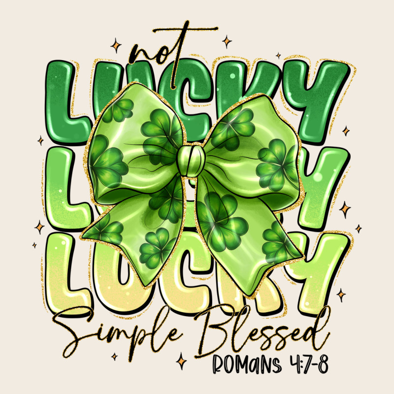 Not Lucky Simply Blessed Premium Sweatshirt by CowhideDigitalArt | Teevron