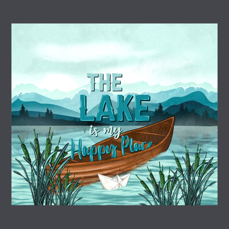 The Lake Is My Happy Place Long Sleeve Tee by TumblerDesignByShophia | Teevron