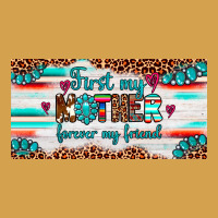 First My Mother Forever My Friend  License Plate Urban Hoodie | Teevron