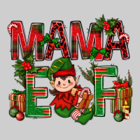 Mama Elf With Gift Christmas Premium Tee | Teevron