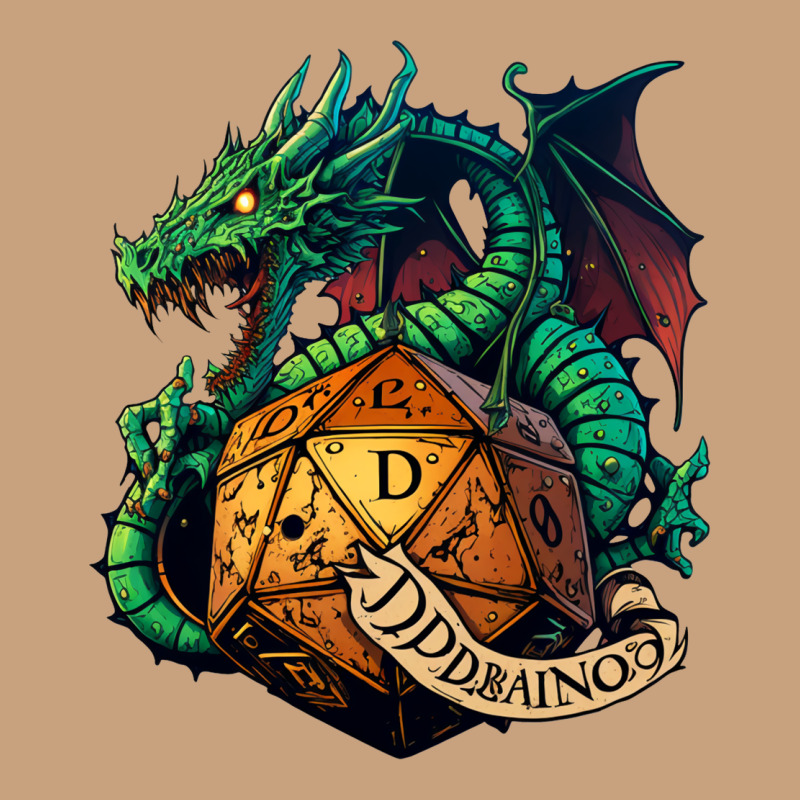 Dragon And A D20 Vintage Tee by lanVoArt | Teevron