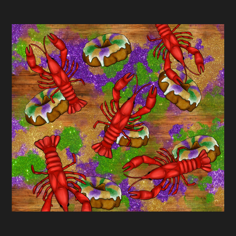 Mardi Gras Crawfish King Cake Classic Tee by RanaPortraitStore | Teevron