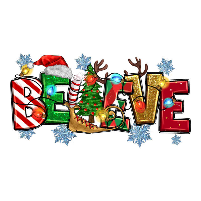 Christmas Believe Premium Tee by MaliasSmallBusiness | Teevron