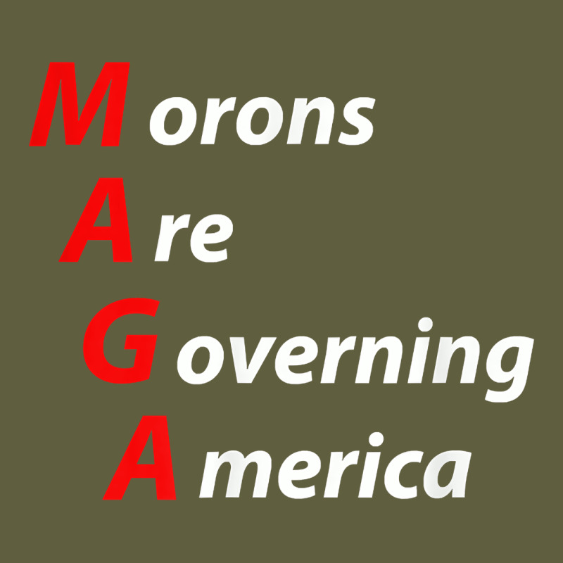 Morons Are Governing America Anti Trump Political T Shirt Vintage Tee by lanVoArt | Teevron