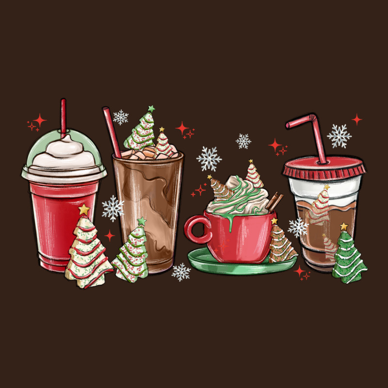 Christmas Tree Cake And Coffee Cups Heavy Core Tee by MaliasSmallBusiness | Teevron