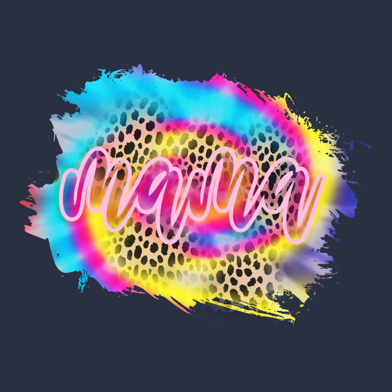 Mama Tie Dye Leopard Heavyweight Sweatshirt by CowCowDesign | Teevron