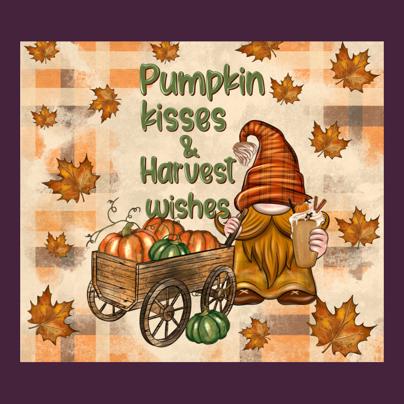 Pumpkin Kisses And Harvest Wishes Long Sleeve Tee by TumblerDesignByShophia | Teevron