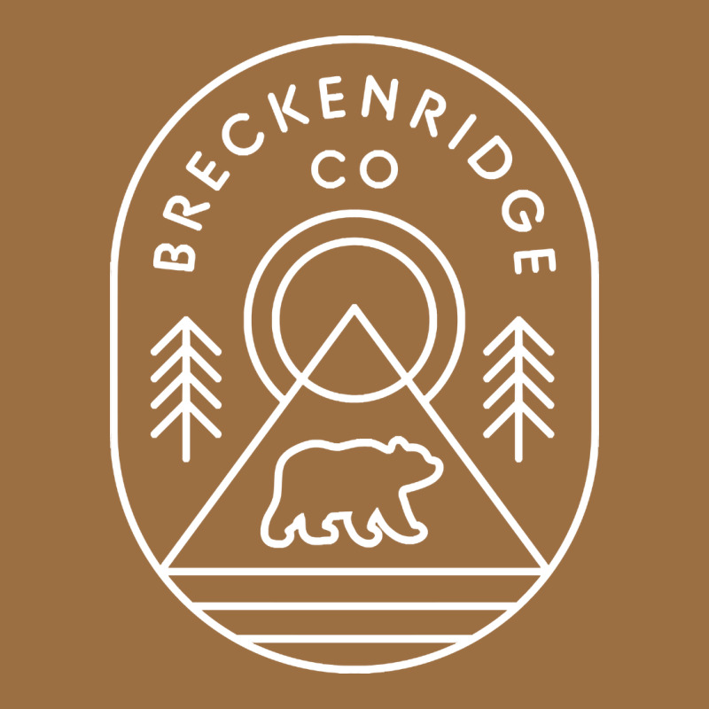 Breckenridge Colorado Bear Mountains Trees Hiking Vintage Tee by lanVoArt | Teevron