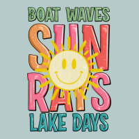 Boat Waves Sun Rays Lake Days Heavy Core Tee | Teevron
