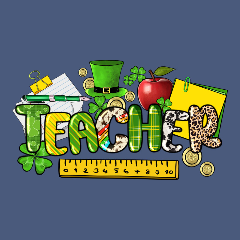 Teacher St. Patricks Day Vintage Hoodie by NancyCooperArtShop | Teevron