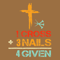 Vintage 1 Cross 3 Nails Forgiven Christian Easter Gift Vintage Tee | Teevron