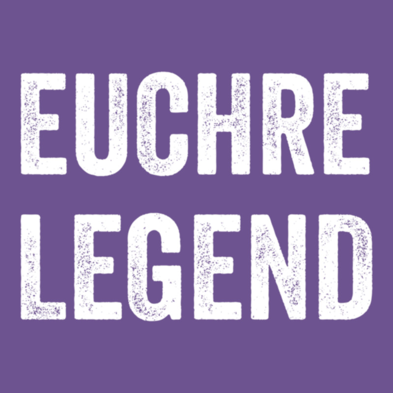 Euchre Legend Best Euchre Card Board Game Player Gift Vintage Tee by lanVoArt | Teevron