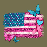 American Flag Breast Cancer With Ribbon Vintage Hoodie | Teevron