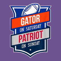 Retro Gator On Saturday Patriot On Sunday Gainesville Gift Vintage Tee | Teevron