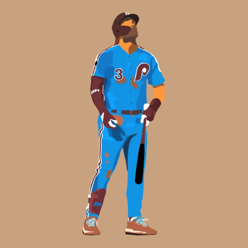 Bryce Harper Powder Blue Vintage Tee by lanVoArt | Teevron