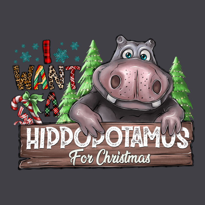 I Want A Hippopotamus For Christmas Heavyweight Hoodie by CowhideDigitalArt | Teevron
