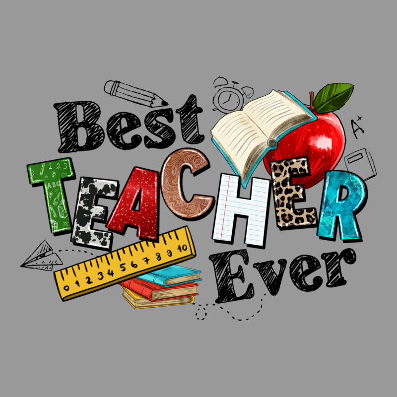 Best Teacher Ever Vintage Hoodie by NancyCooperArtShop | Teevron