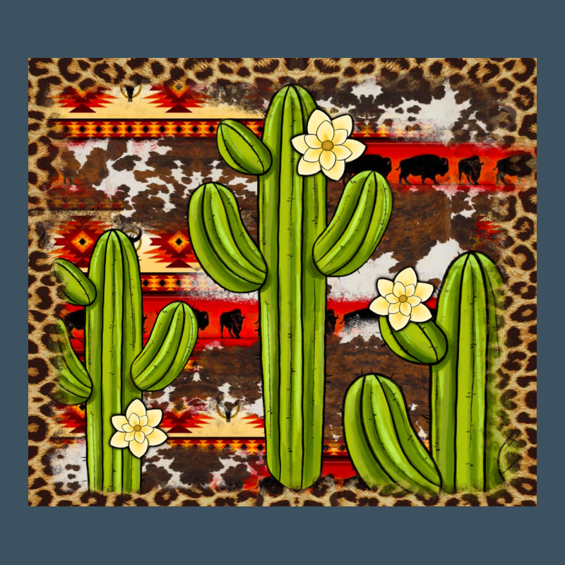 Aztec Cowhide Cactus Background Urban Hoodie by Artiststas | Teevron