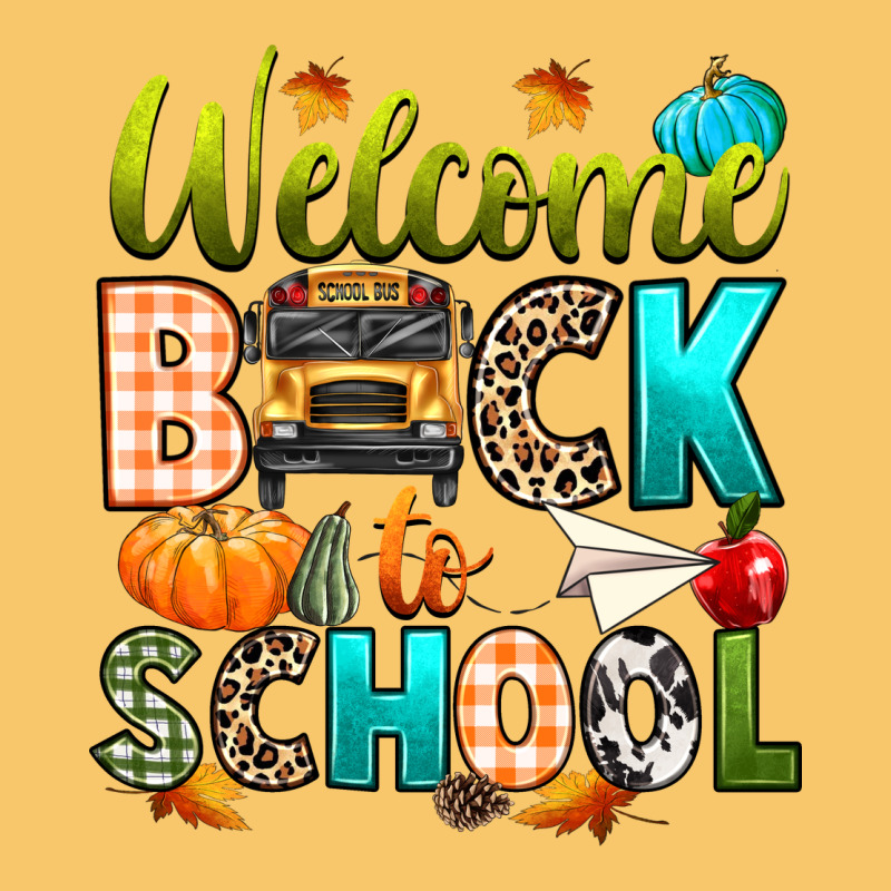 Welcome Back To School Fall Vintage Hoodie by texasbilliewilder | Teevron