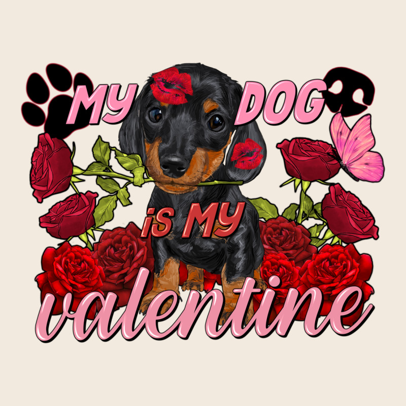 My Dog Is My Valentine Valentine's Day Zipper Hoodie by FaDigitalArtStudio | Teevron