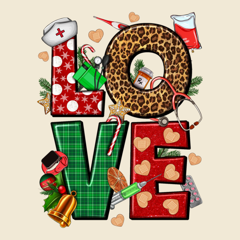 Love Nurse Christmas Premium Tee by NancyCooperArtShop | Teevron