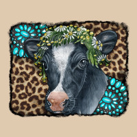 Floral Cow Leopard Gemstone Heavyweight Sweatshirt | Teevron