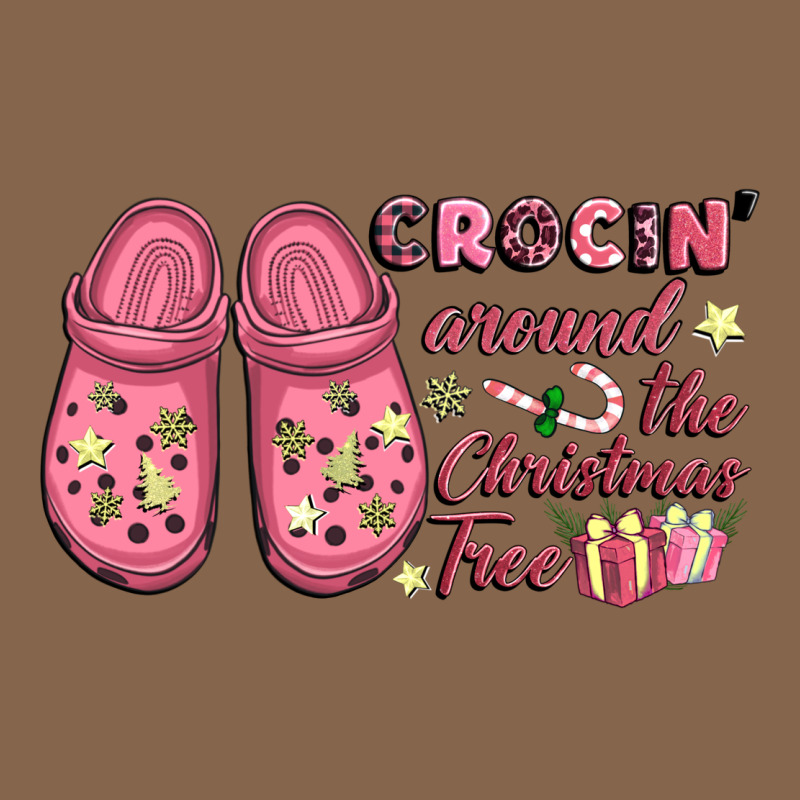 Pink Christmas Crocin' Around The Christmas Tree Premium Tee by NancyCooperArtShop | Teevron