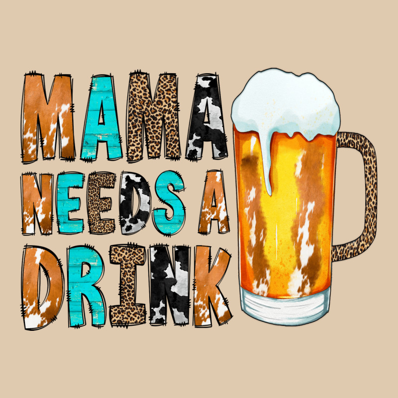 Mama Needs A Drink Heavyweight Sweatshirt by CowCowDesign | Teevron